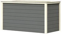 Karibu Hochbeet 2 - 835 l Fassungsverm&ouml;gen 19 mm Wandst&auml;rke-terragrau