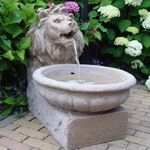 Ubbink Wasserspiel Basel mit L&ouml;wenkopf