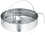 WMF Dampfgareinsatz mit Griff und Untersetzer f&uuml;r Schnellt&ouml;pfe, 22 cm