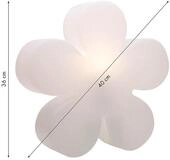 8 seasons design LED-Dekoleuchte Shining Flower &Oslash; 40 cm (RGB)