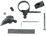 Busch + M&uuml;ller R&uuml;ckspiegel 901 Cycle Star schwarz kurze gerade Stange