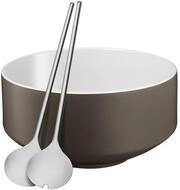 WMF Salatschale 3-teilig Lava Grey Satin Moto