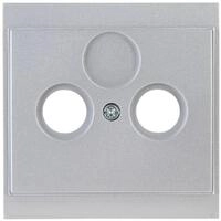 Kopp Antennenabdeckung TV/RF MALTA silber