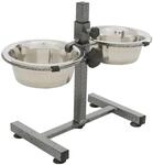 TRIXIE Hundebar, Edelstahl/Metall, 2 &times; 0,75 l/&oslash; 17 cm
