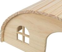 TRIXIE Haus, nagelfrei, Zwergkaninchen, Holz, 42 &times; 20 &times; 25 cm