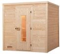 Weka Premium Massivholzsauna Bergen 1.8 - 45 mm Massivholzt&uuml;r u. Glaseinsatz 7,5 kW