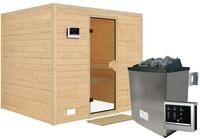 Karibu Sauna Sonara-9 kW Ofen-Steuerger&auml;t-Ohne Dachkranz