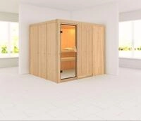 Karibu Sauna Gobin-ohne Ofen-Ohne Dachkranz