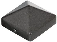 Alberts&reg; Pfostenkappe f&uuml;r Holzpfosten hoch Aluguss anthr. kstbe. LxB 70x70 mm 