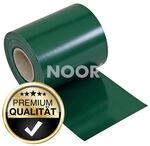Noor Zaunblende PVC blickdicht 35 Meter inkl. 25 Klemmschienen-gr&uuml;n