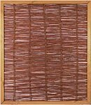 FAKO Weidengeflechtzaun mit umlauf. Rahmen 120 x 140 cm