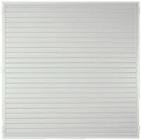 T&J LIGHTLINE Kunststoff Zaunelement 1800 x 1800 mm Wei&szlig;