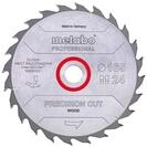 Metabo S&auml;geblatt "precision cut wood - professional"160x2,2/1,4x20Z42 WZ 15&deg;
