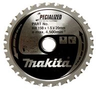 Makita S&auml;geblatt f&uuml;r Metall 150x20x32Z B-47036