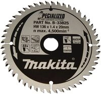 Makita SPECIALIZED S&auml;geb.136x20x48Z B-33825