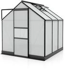 Vitavia Gew&auml;chshaus Apollo 3800 inkl. 1 Dachfenster - 3,8 m&sup2;-schwarz-4 mm