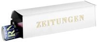Burg W&auml;chter Zeitungsbox eckig weiss 808 W