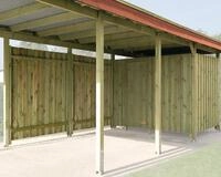 Weka Ger&auml;teraum/Fahrradgarage f&uuml;r Carports, kesseldruckimpr&auml;gniert - 20 mm