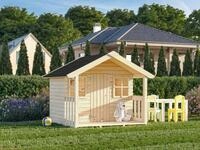 Palmako Kinderspielhaus Felix 1,9 m&sup2; - naturbelassen