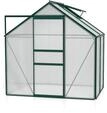 Vitavia Gew&auml;chshaus Venus 2500 inkl. 1 Dachfenster - 2,5 m&sup2; -dunkelgr&uuml;n-4 mm