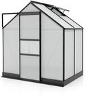 Vitavia Gew&auml;chshaus Apollo 2500 inkl. 1 Dachfenster - 2,5 m&sup2;-schwarz-6 mm