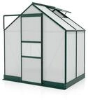 Vitavia Gew&auml;chshaus Apollo 2500 inkl. 1 Dachfenster - 2,5 m&sup2;-dunkelgr&uuml;n-6 mm