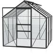 Vitavia Gew&auml;chshaus Venus 3800 inkl. 1 Dachfenster - 3,8 m&sup2;-schwarz-3 mm