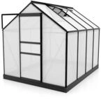 Vitavia Gew&auml;chshaus Venus 5000 inkl. 1 Dachfenster - 5,0 m&sup2;-schwarz-6 mm