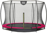 Exit Silhouette Bodentrampolin mit Sicherheitsnetz-&Oslash; 305 cm-rosa