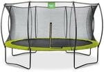 EXIT Silhouette Trampolin mit Sicherheitsnetz-&Oslash; 427 cm-gr&uuml;n