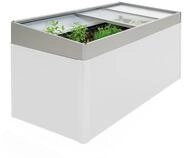 Biohort Fr&uuml;hbeetaufsatz f&uuml;r HochBeet-quarzgrau-metallic-201 x 102 x 77 cm (Gr. 2x1)