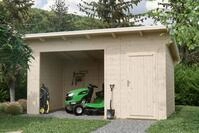 Skan Holz Ger&auml;tehaus Knut mit offenem Arbeitsbereich - 28 mm