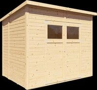 Bertilo Ger&auml;tehaus Amrum 3: 238 x 180 cm - naturbelassen - 14 mm