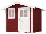 Weka Gartenhaus 123 - 28 mm schwedenrot 240 x 205 cm inkl. Einzelt&uuml;r/Fenster...