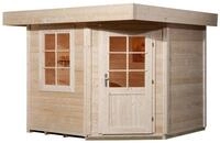 Weka Designhaus 213+ mit extra hoher T&uuml;r - 28 mm naturbelassen Designhaus 213...