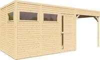 Bertilo Gartenhaus Cubus 3 Lounge - 19 mm naturbelassen