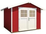 Weka Gartenhaus 122 - 28 mm schwedenrot Gartenhaus 122 - 300 x 205 cm (Gr. 3) -...