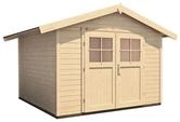 Weka Gartenhaus 122 - 28 mm naturbelassen Gartenhaus 122 - 240 x 235 cm (Gr. 2)...