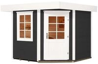 Weka Designhaus 213+ mit extra hoher T&uuml;r - 28 mm anthrazit Designhaus 213 Gr....