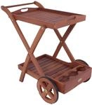 Garden Pleasure Teewagen TOLEDO, Eukalyptus ge&ouml;lt
