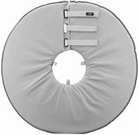 TRIXIE Schutzkragen, Polyester/Schaumstoff, XL: 60&ndash;64 cm/29 cm, grau