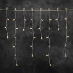 Konstsmide Weihnachtsbeleuchtung LED Eisregen Lichtervorhang 200...