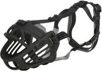 TRIXIE Muzzle Flex Maulkorb, Gummi, L, schwarz