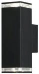 Konstsmide Wandleuchte Pollux, 2xGU10, schwarz (407-750)