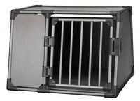 TRIXIE Hundetransportbox Aluminium graphit Gr&ouml;&szlig;e L (92 x 64 x 78 Centimeter)