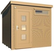 Weka Gartenhaus Designhaus wekaLine 171 mit extra hoher T&uuml;r - 28 mm...