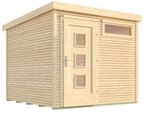 Weka Gartenhaus Designhaus wekaLine 171 mit extra hoher T&uuml;r - 28 mm...