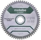 Metabo S&auml;geblatt "multi cut - classic"216x2,4/1,8x30 Z60 FZ/TZ 5&deg;neg /B