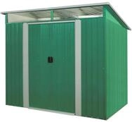 Pergart Metallger&auml;tehaus L&uuml;beck II 86 - 89 224 x 181 cm (Modell 86) gr&uuml;n