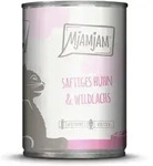 MJAMJAM Leckere Mahlzeit 400g Dose Katzennassfutter 6 x 400 Gramm saftiges Huhn...